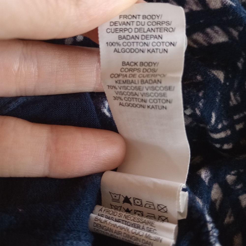 Lucky Brand▪️Chevron & Stripe Sleeveless Top - Picture 6 of 6
